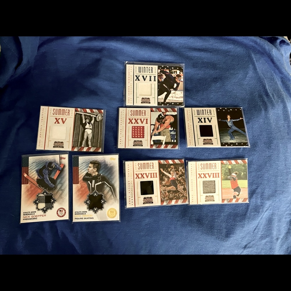 Olympic Game Worn Swatch Trading Cards